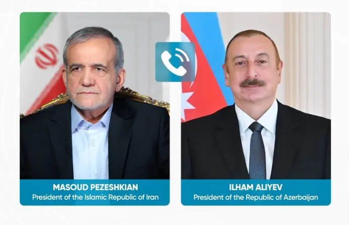 İran Prezidenti Azərbaycan Prezidentinə zəng edib